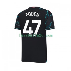 Fußballtrikots Manchester City Phil Foden 47 Ausweich Trikotsatz 2023-2024